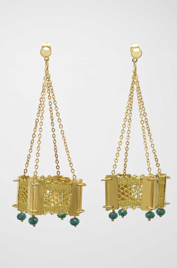 ER2401 #32 Lantern Earrings Front